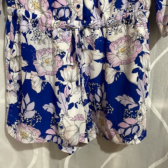Carolina Belle Montreal, Floral Print Romper, Size 4 - Picture 3 of 8